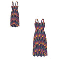All Over Print Women's Suspender Casual Dress