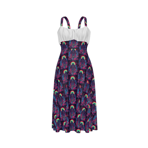 All Over Print Women's Suspender Casual Dress