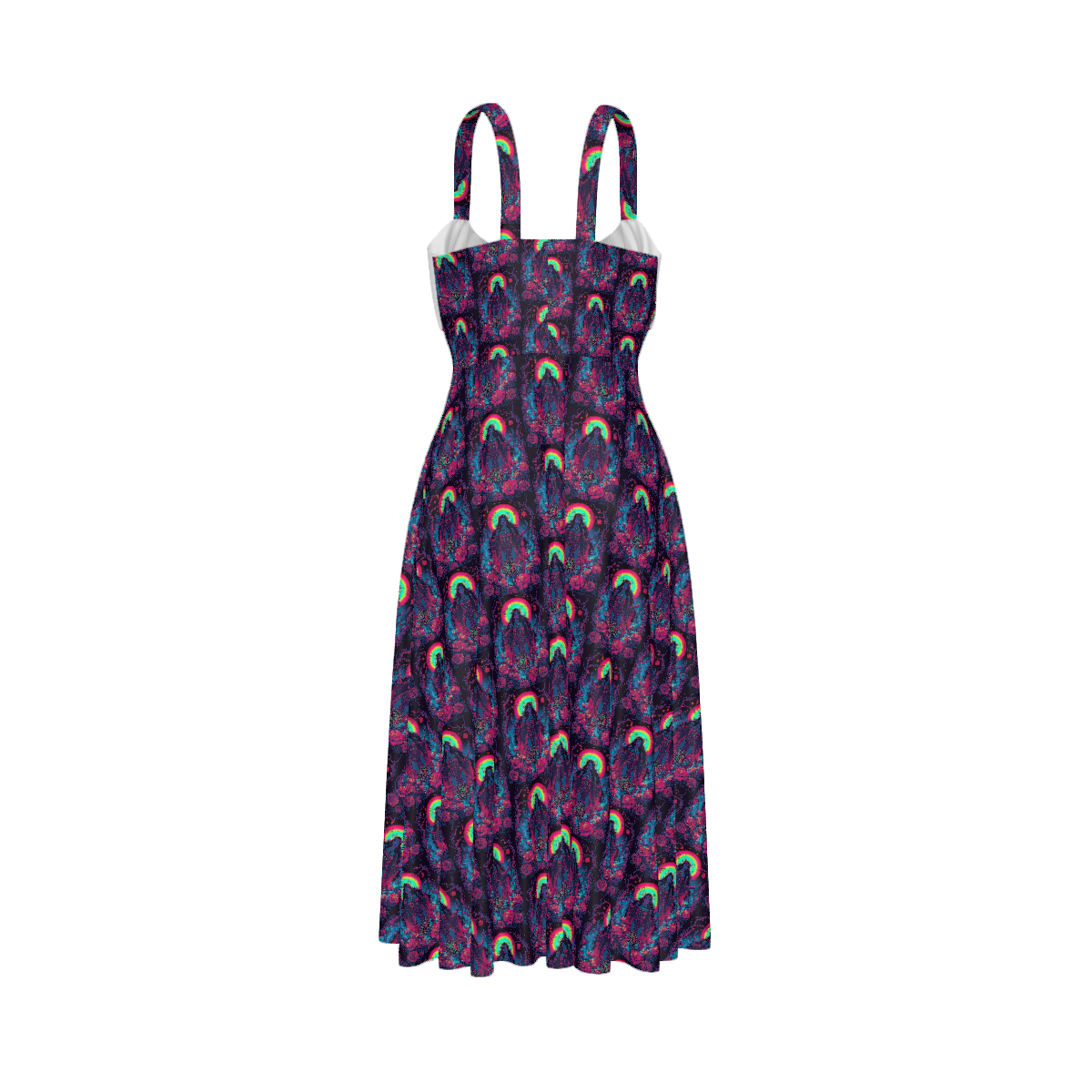 All Over Print Women's Suspender Casual Dress