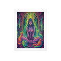 Dark Fantasy Witch Library Art Print 8