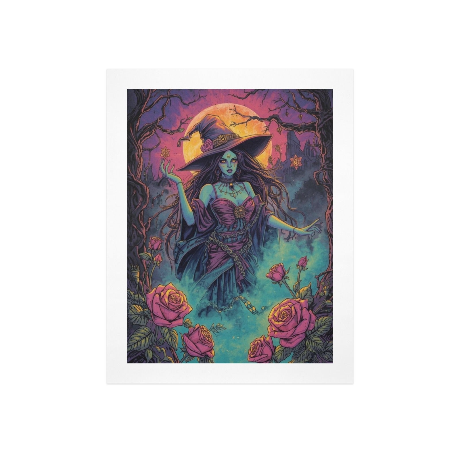 Gothic Witch Art Print 2