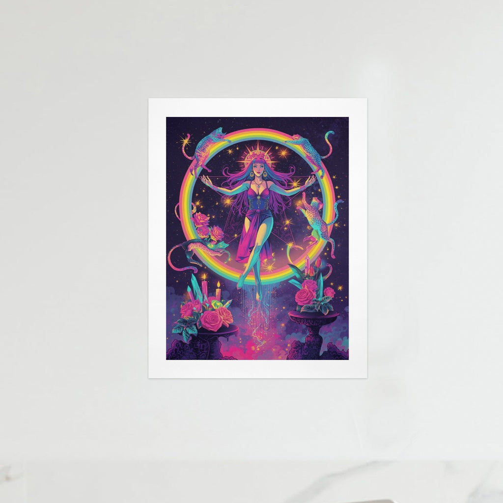 Gothic Galaxy Witch Art Print 3