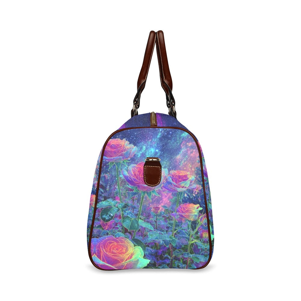 Trippy Rose Witch Gothic Women's Fashion Waterproof Travel Bag Large 2
