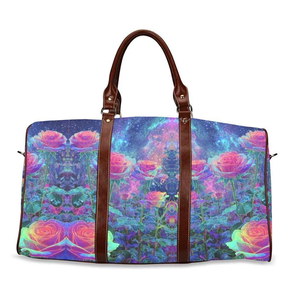 Trippy Rose Witch Gothic Women's Fashion Waterproof Travel Bag Large 2