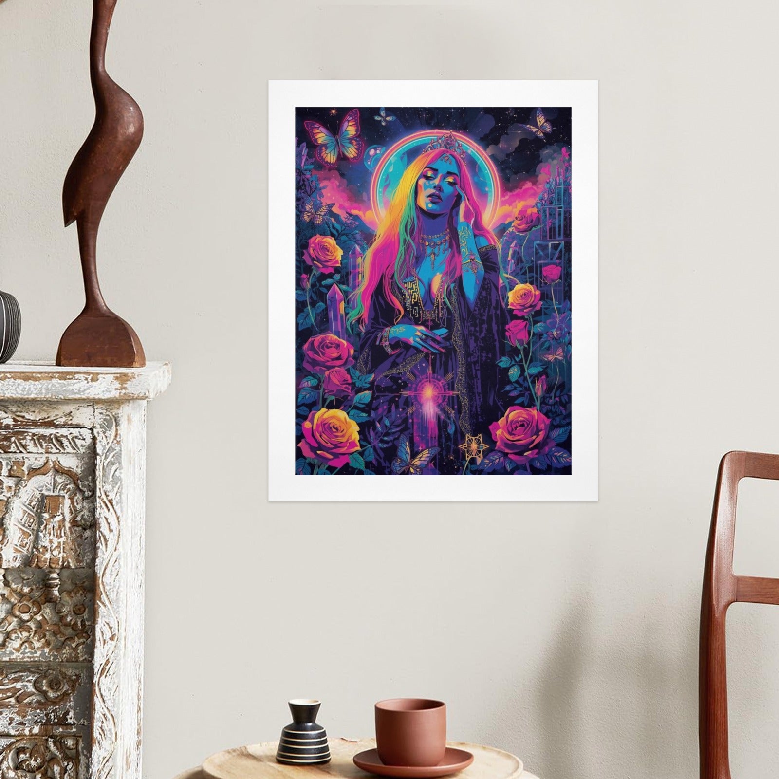 Gothic Galaxy Witch Art Print 5