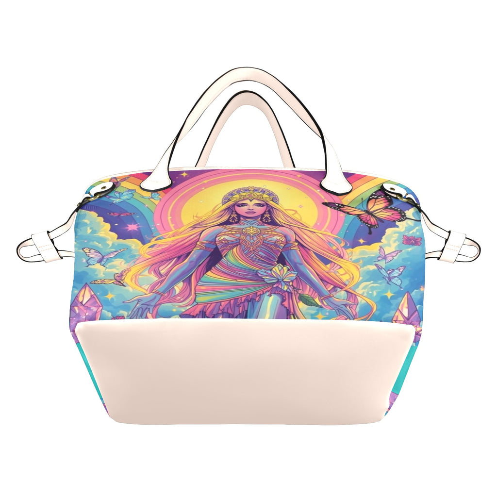 trippy angelic pastel goth tote purse - Night Bloom Digital Empire Studios