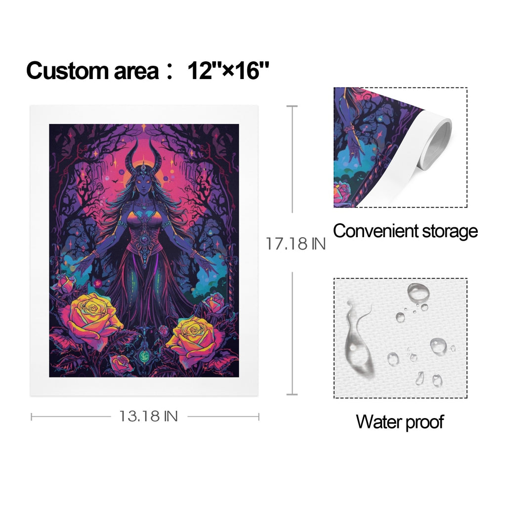 Gothic Witch Rose Art Print 15