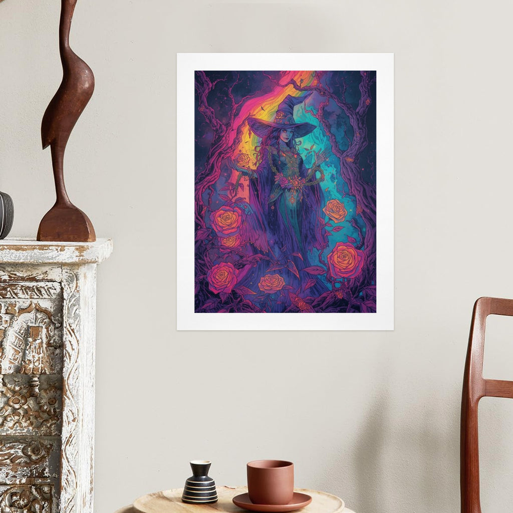 Gothic Witch Succubus  Print