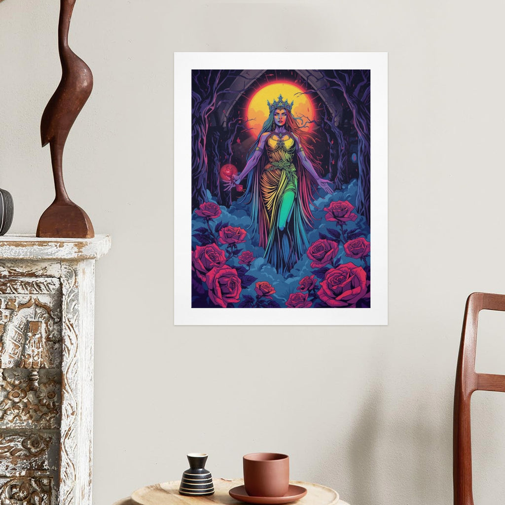 Gothic Witch Rose Art Print 6
