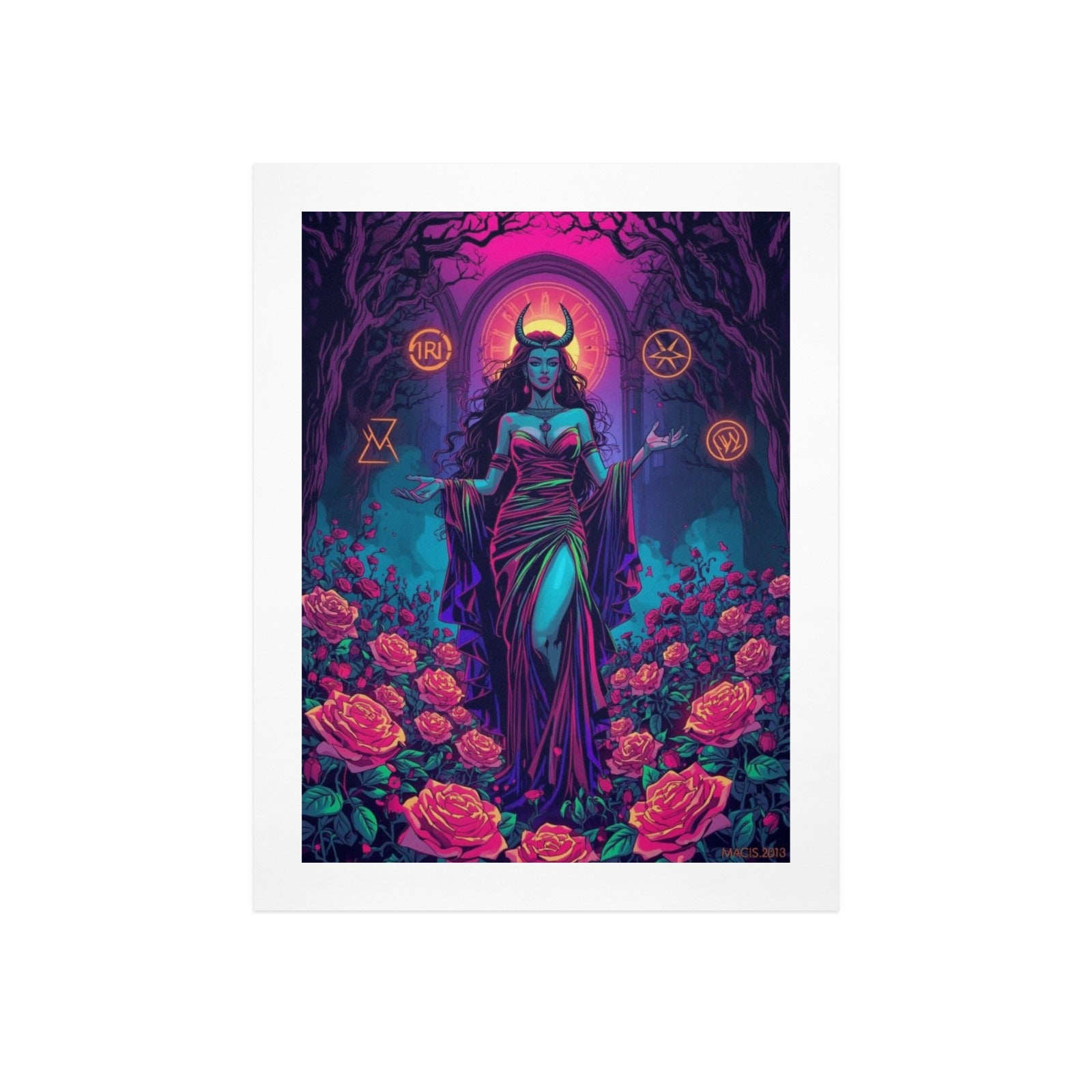 Gothic Witch Art Print 1