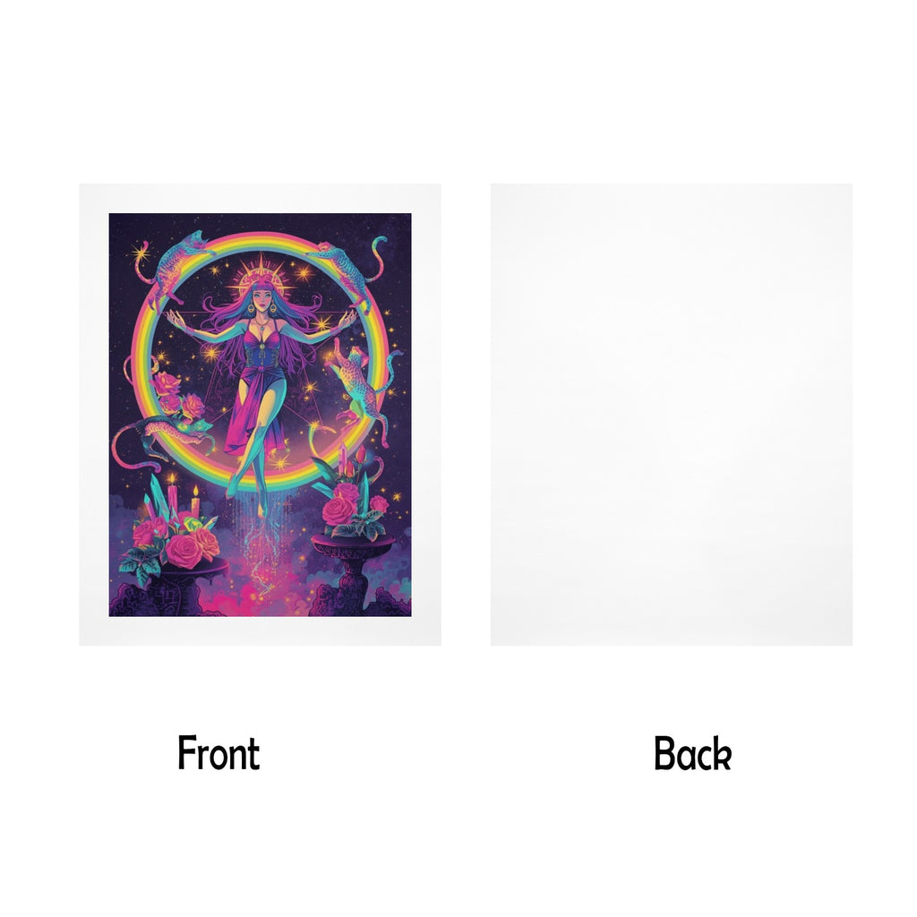 Gothic Galaxy Witch Art Print 3