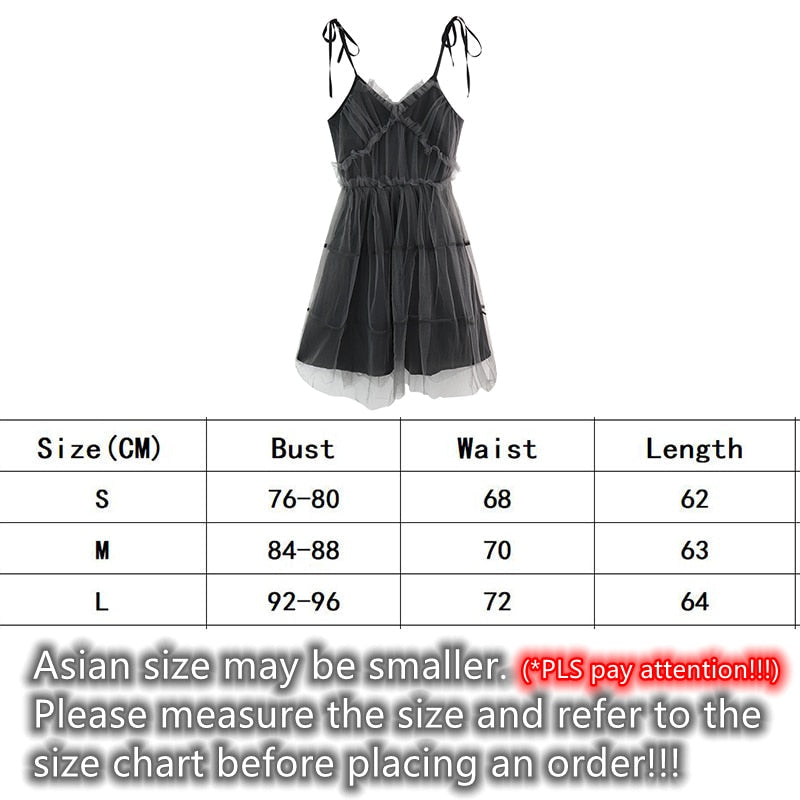 Dark Gothic Harajuku Dress Women Vintage Mesh Patchwork Lace Up High Waist Dress - Night Bloom Digital Empire Studios