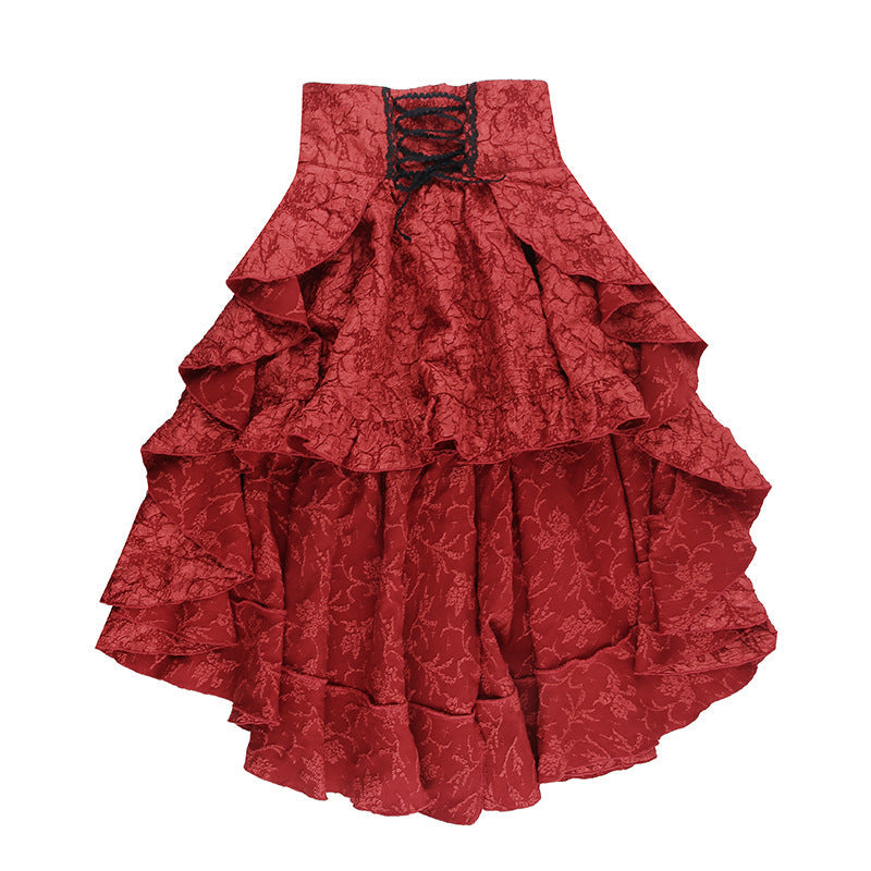 Alt Goth Fairy core Grunge Lolita Skirt Women Dark Gothic - Night Bloom Digital Empire Studios