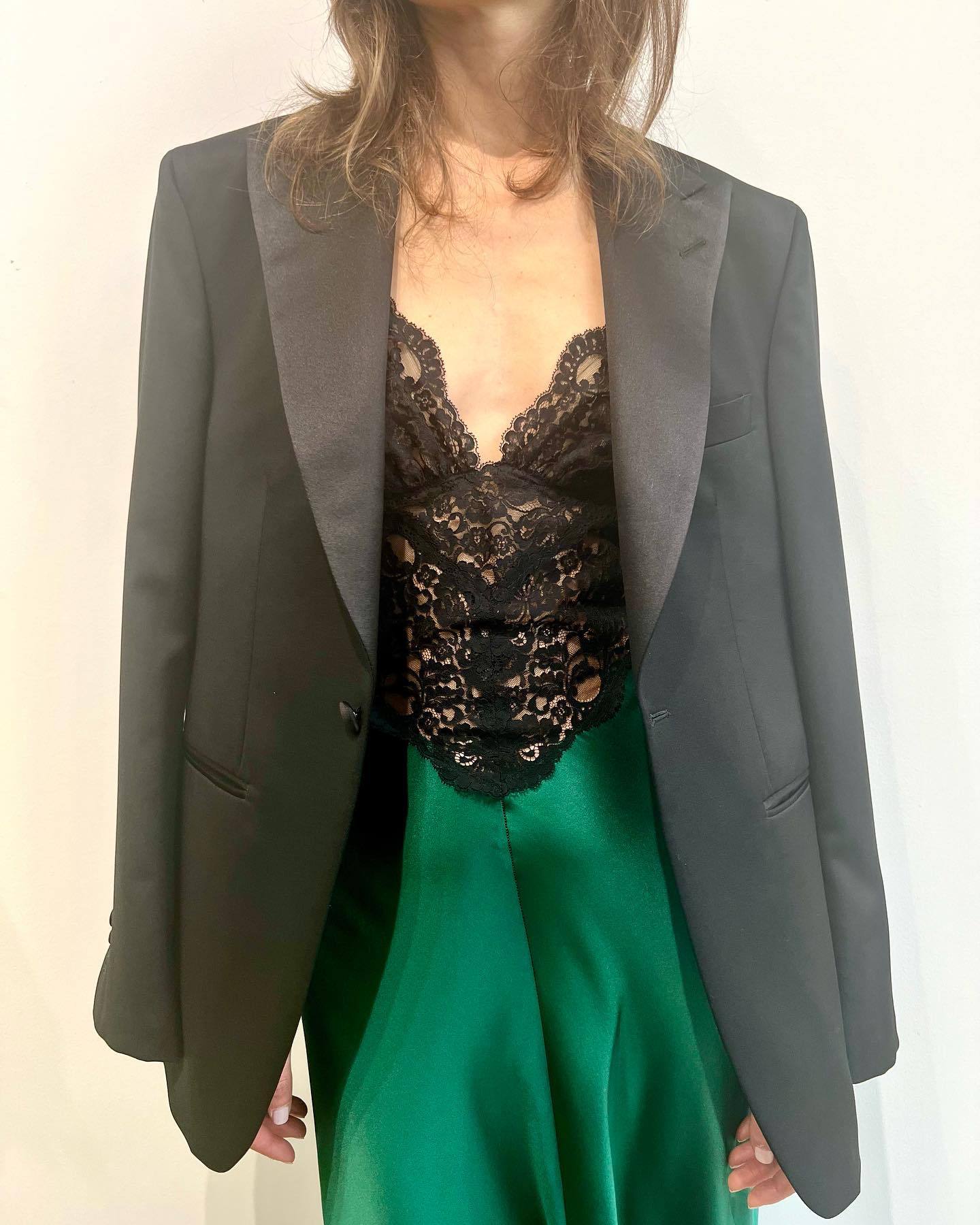 Gothic Sequin Lace Satin Dress Black Patchwork Vintage Green Maxi Dress Women Clothing Dress - Night Bloom Digital Empire Studios