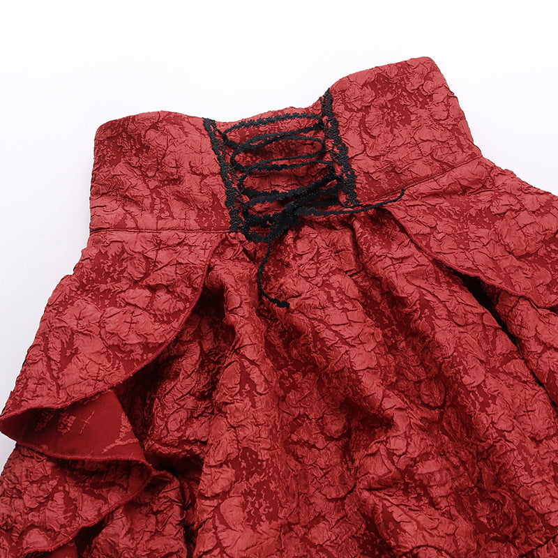 Alt Goth Fairy core Grunge Lolita Skirt Women Dark Gothic - Night Bloom Digital Empire Studios