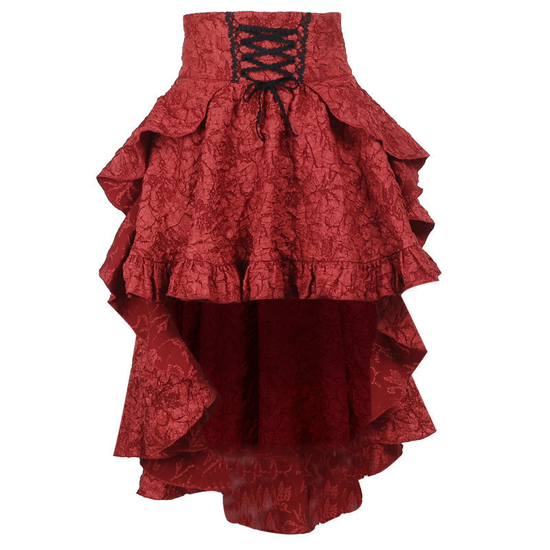 Alt Goth Fairy core Grunge Lolita Skirt Women Dark Gothic - Night Bloom Digital Empire Studios