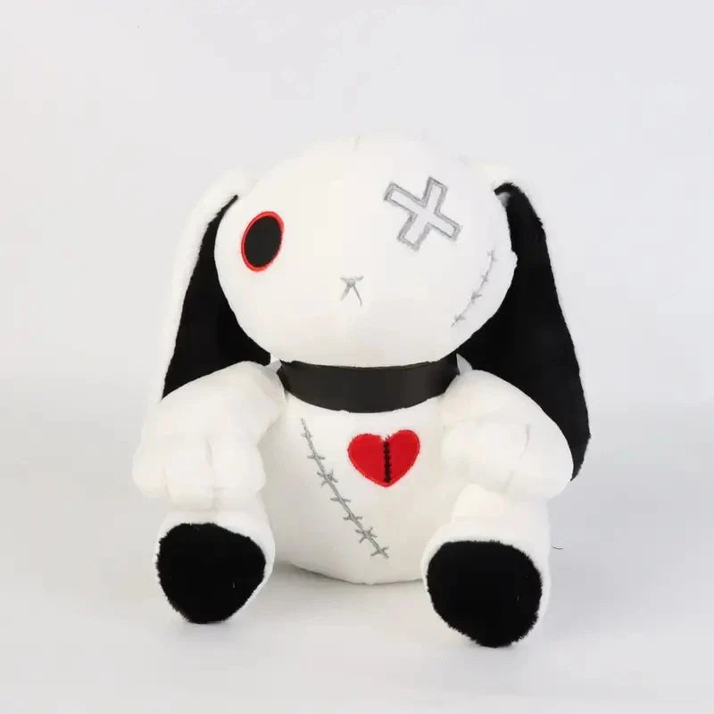Creepy Goth Bunny Plush - Night Bloom Digital Empire Studios
