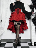 Alt Goth Fairy core Grunge Lolita Skirt Women Dark Gothic - Night Bloom Digital Empire Studios