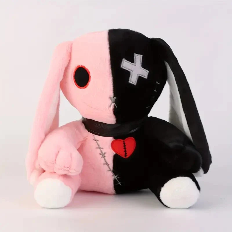 Creepy Goth Bunny Plush - Night Bloom Digital Empire Studios