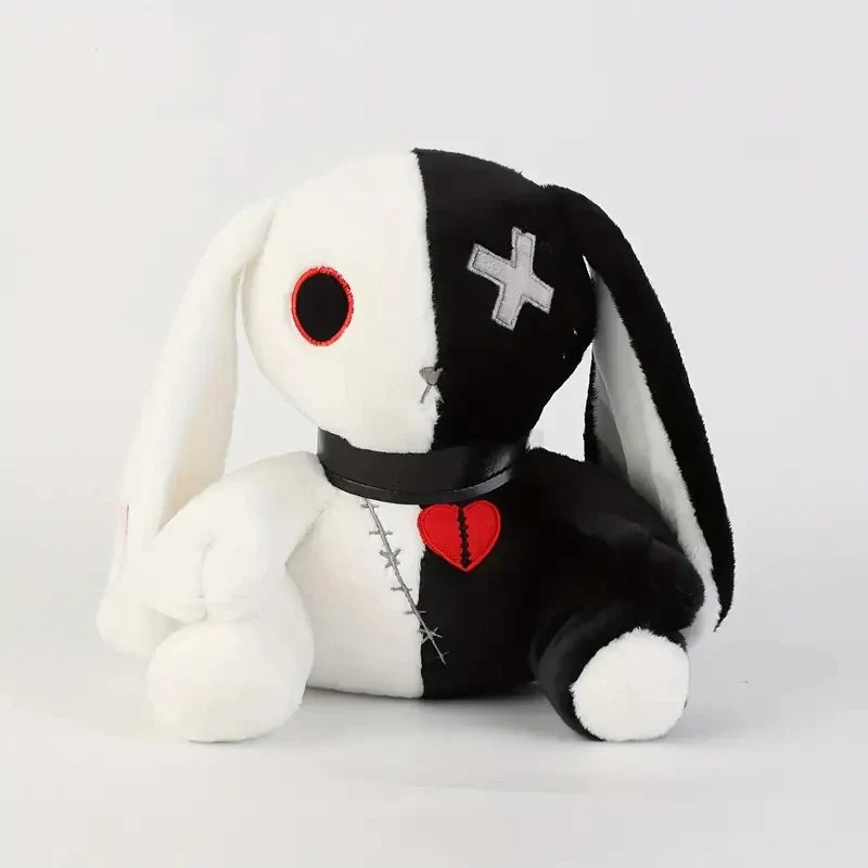 Creepy Goth Bunny Plush - Night Bloom Digital Empire Studios