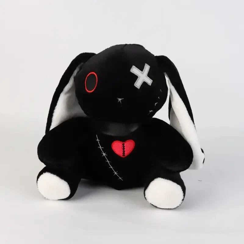 Creepy Goth Bunny Plush - Night Bloom Digital Empire Studios