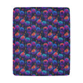 SSeamless repeating textile pattern, tessellated grid layout, rainbow tie-dye gradient roses layered