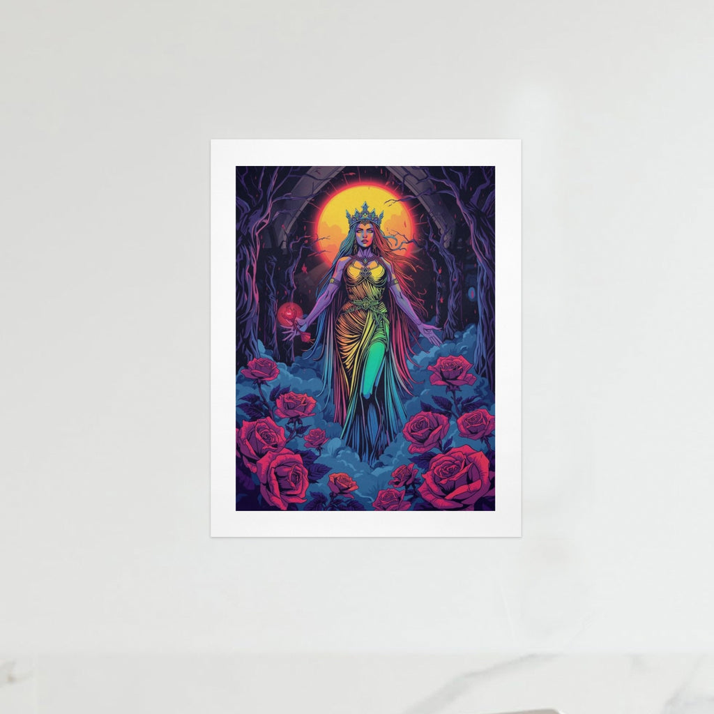 Gothic Witch Rose Art Print 6