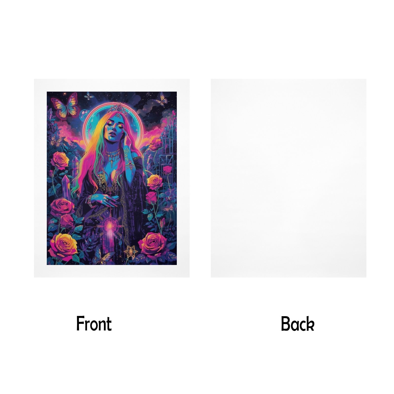 Gothic Galaxy Witch Art Print 5