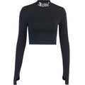 "Blessed" Goth Crop Top - Night Bloom Digital Empire Studios