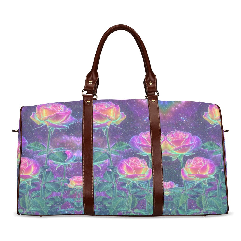 Trippy Rose Witch Gothic Women's Fashion Waterproof Travel Bag Large