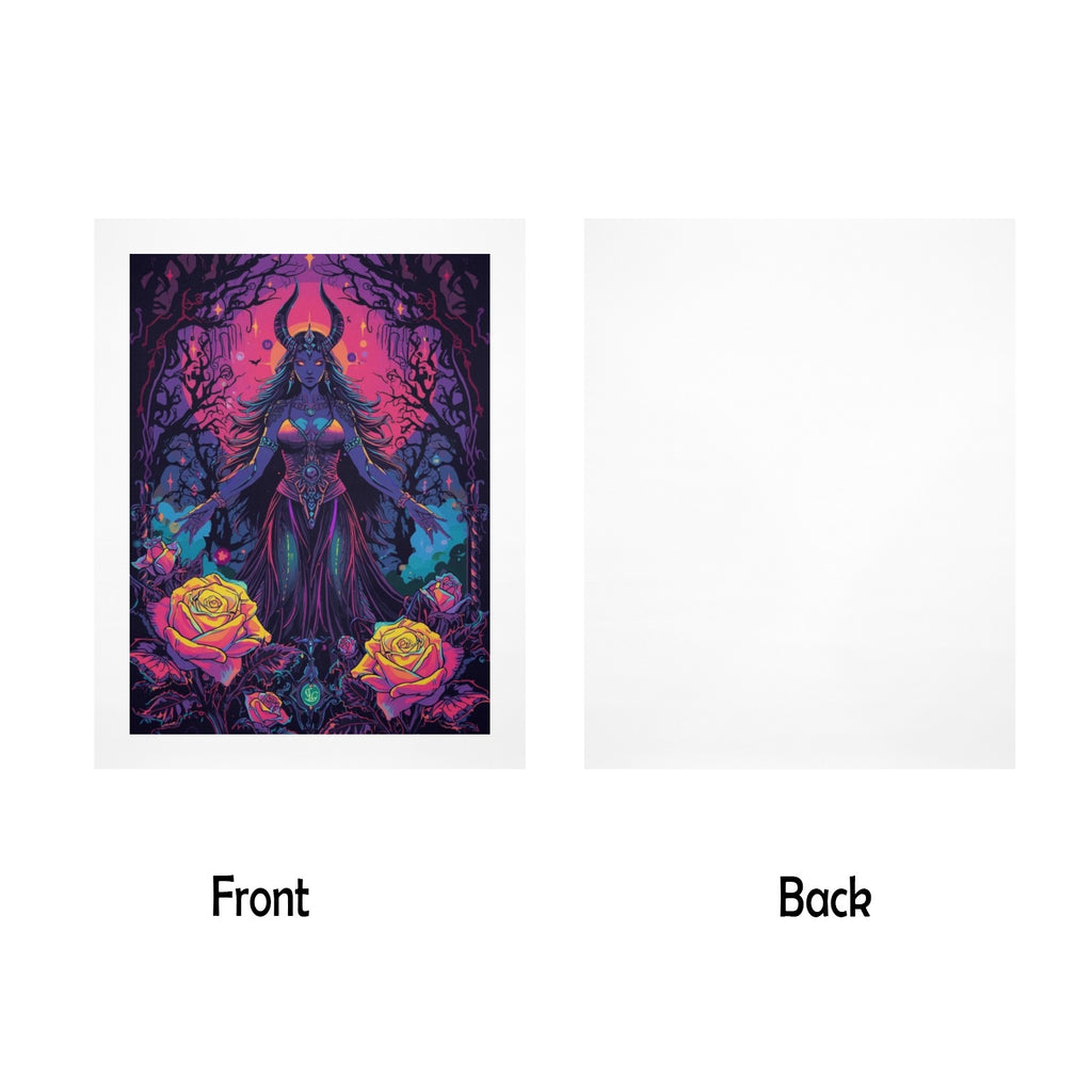 Gothic Witch Rose Art Print 15