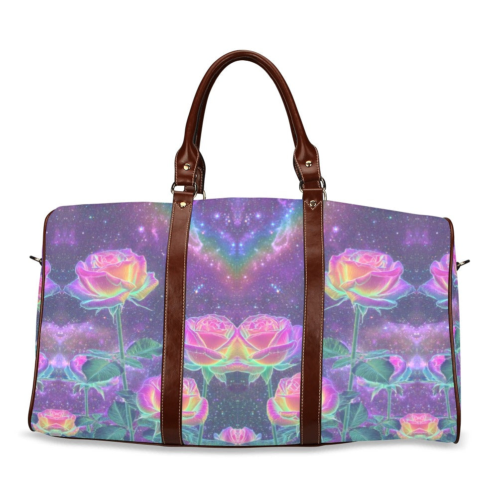 Trippy Rose Witch Gothic Women's Fashion Waterproof Travel Bag Large