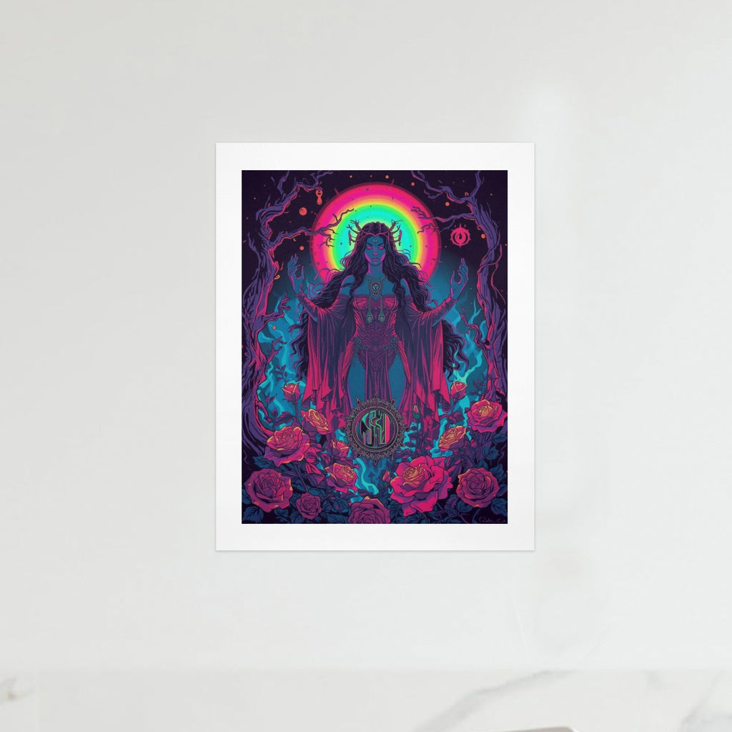 Gothic Witch Rose Art Print 10