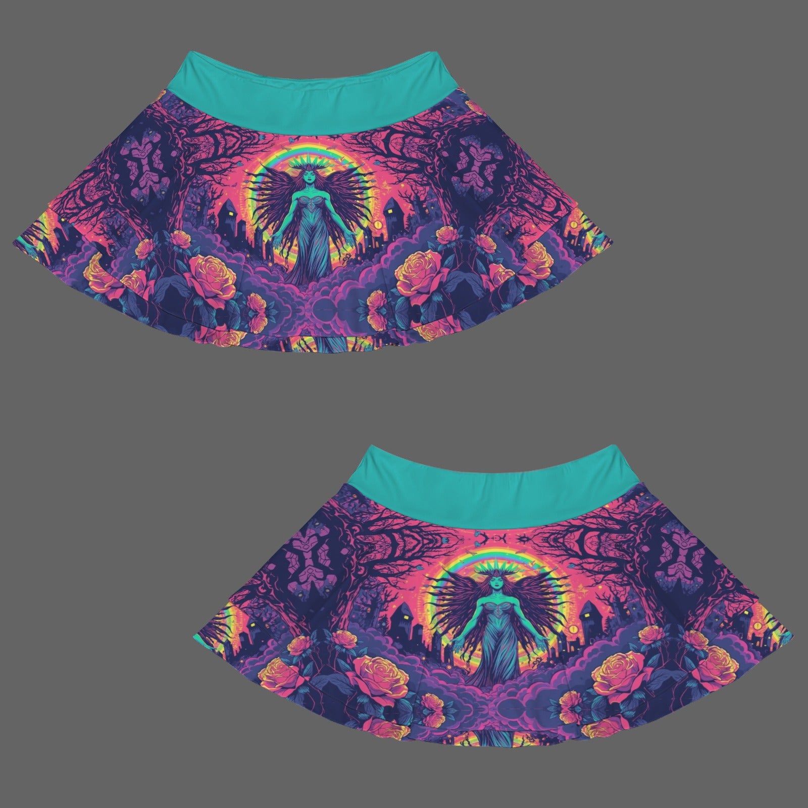 Gothic Witch Fashion Mini Sports Skort 2