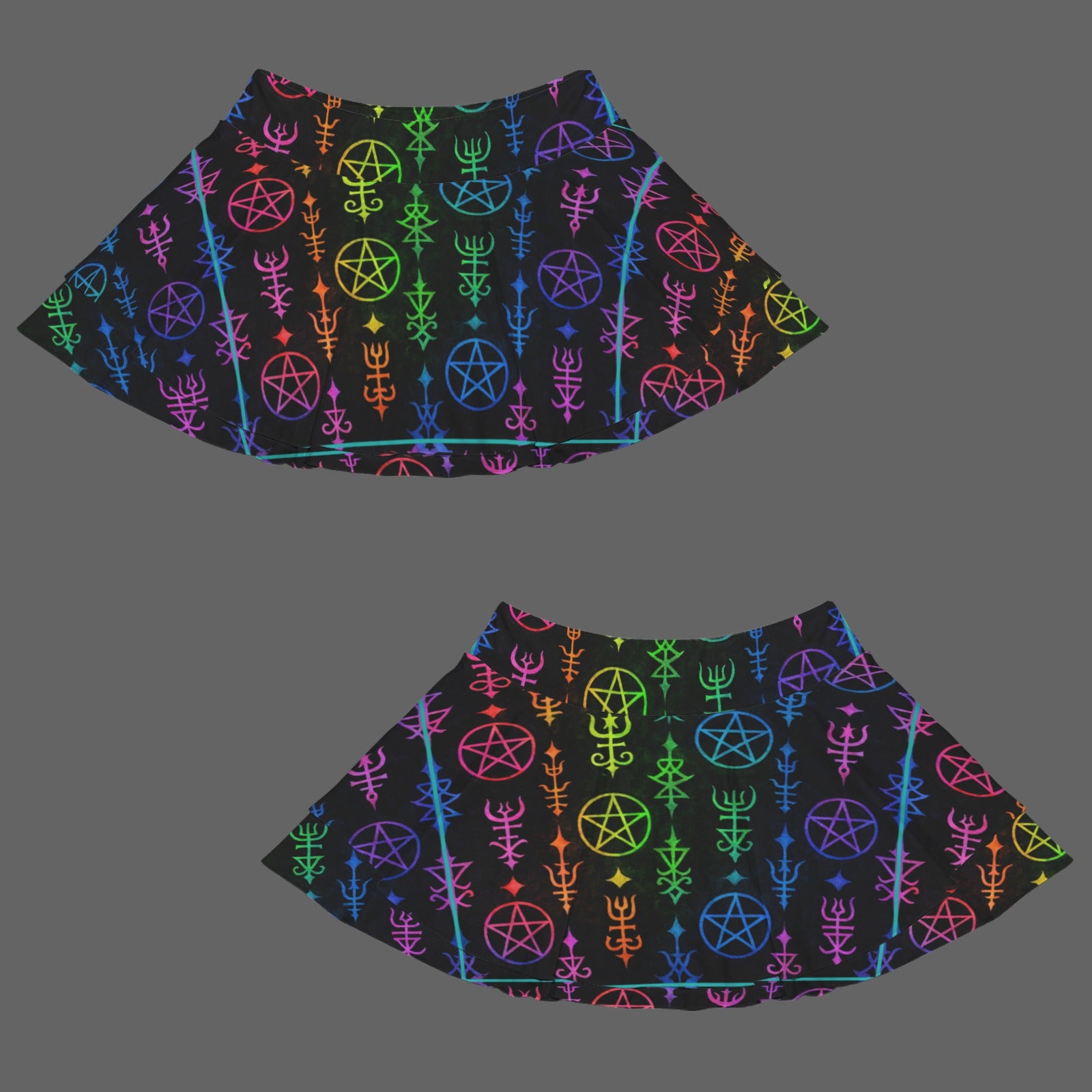 Gothic Sigil witches fashion Sport Skort