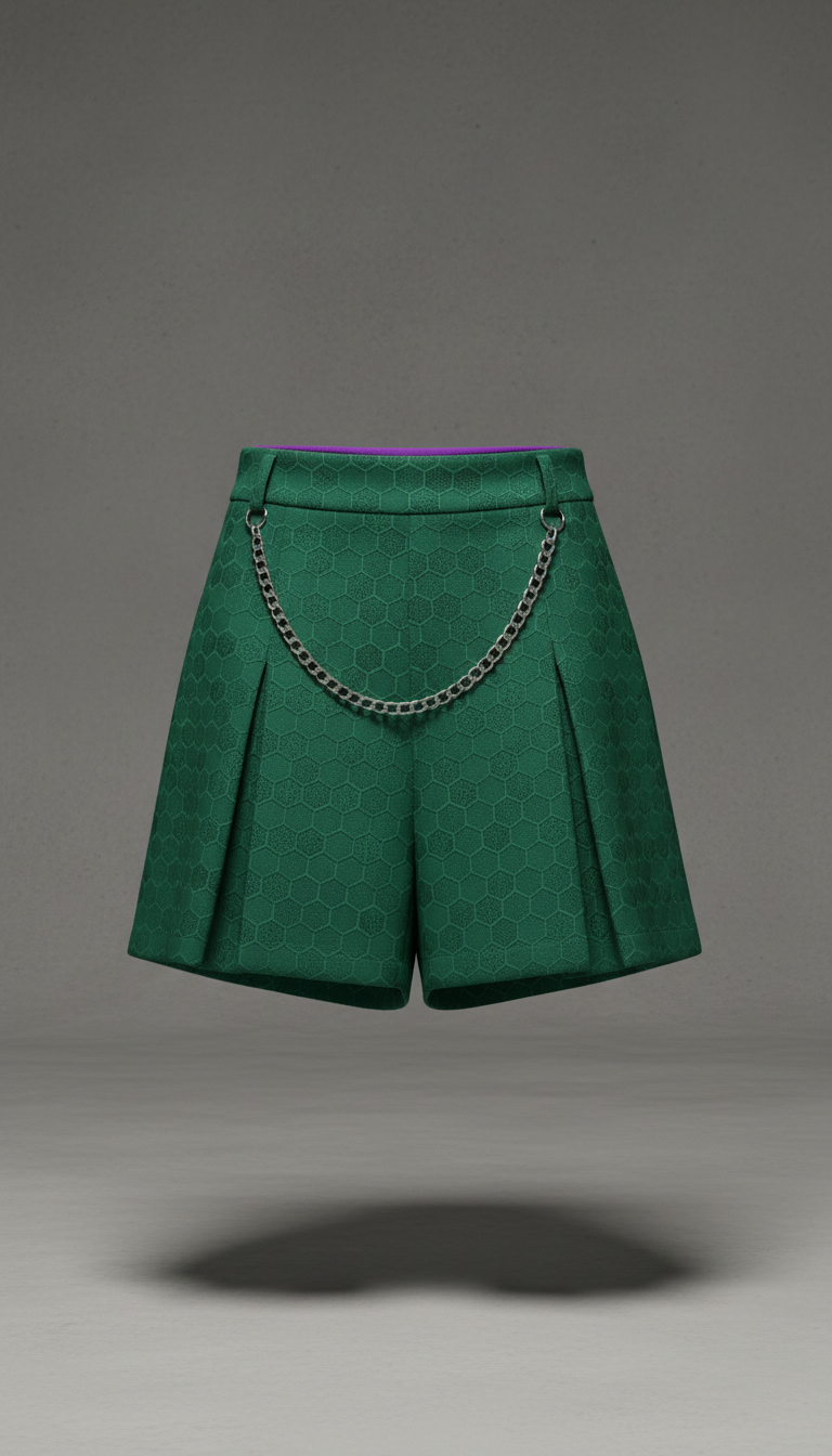 Gothic Skort with D-Ring Straps