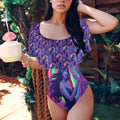 Gothic Dragon Witch Fashion One Piece Swimsuit 3