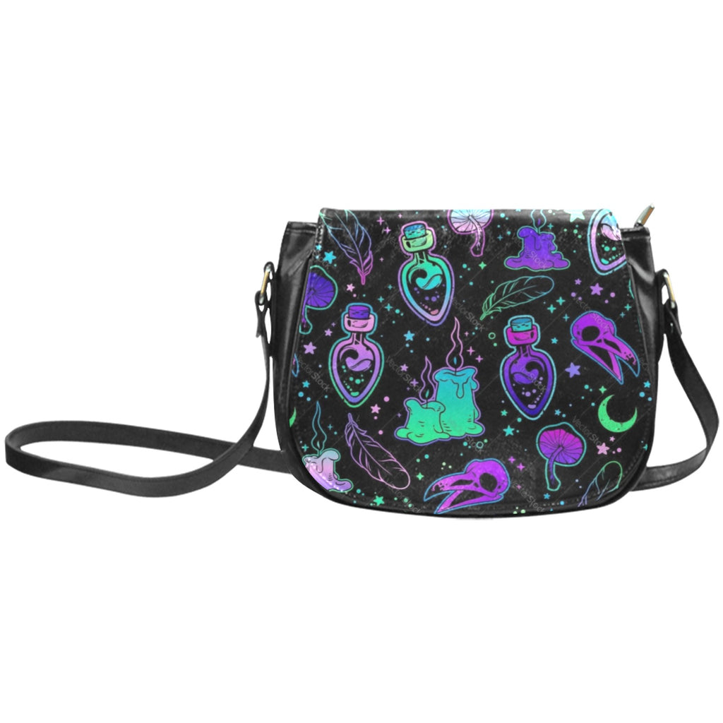 Gothic Women's Fashion Classic Saddle Bag Purse
