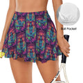 Gothic Witch In the library Sports Skort