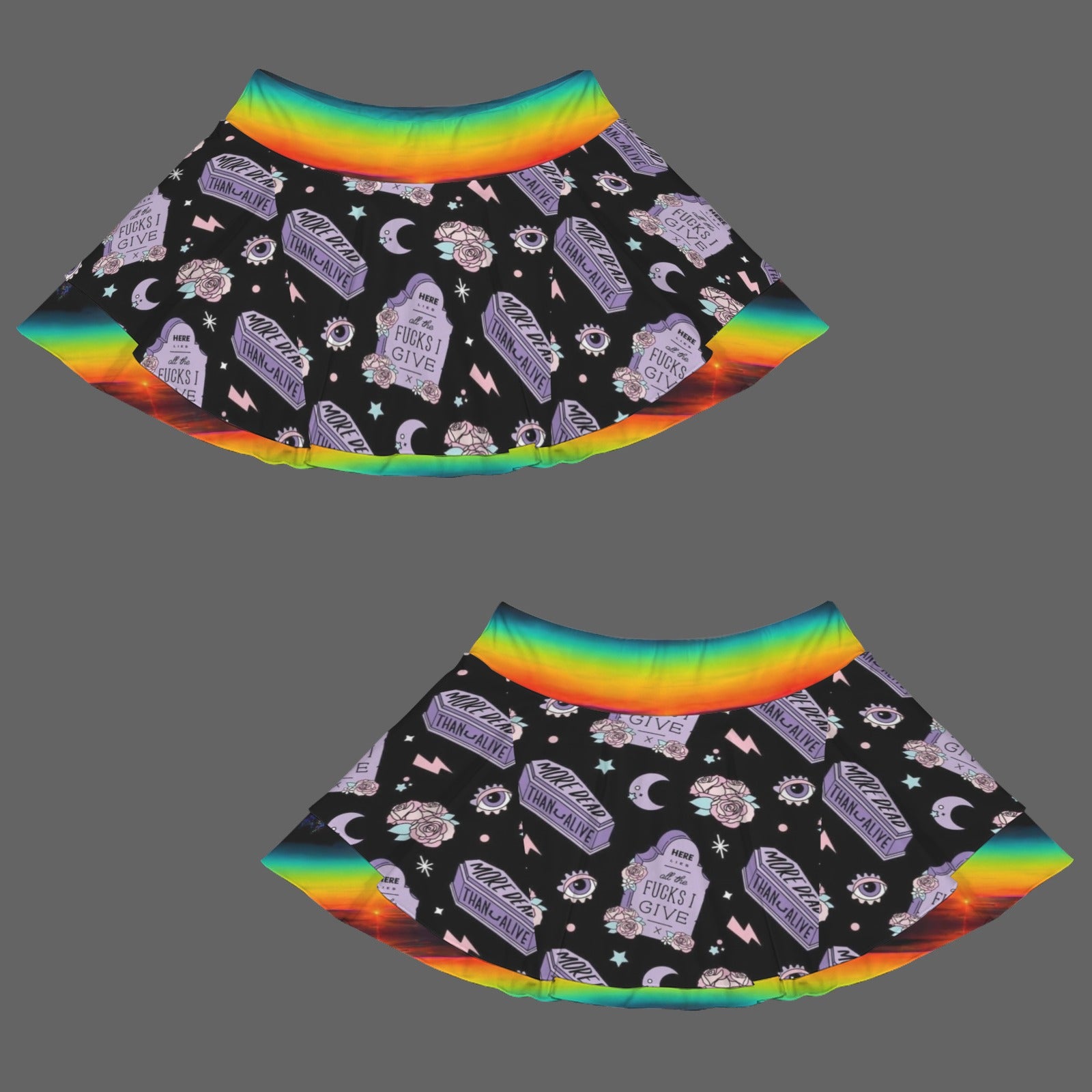 Gothic Witch Fashion Mini Sports Skort 7