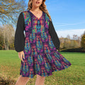Gothic Witch Fashion Long Sleeved Dress