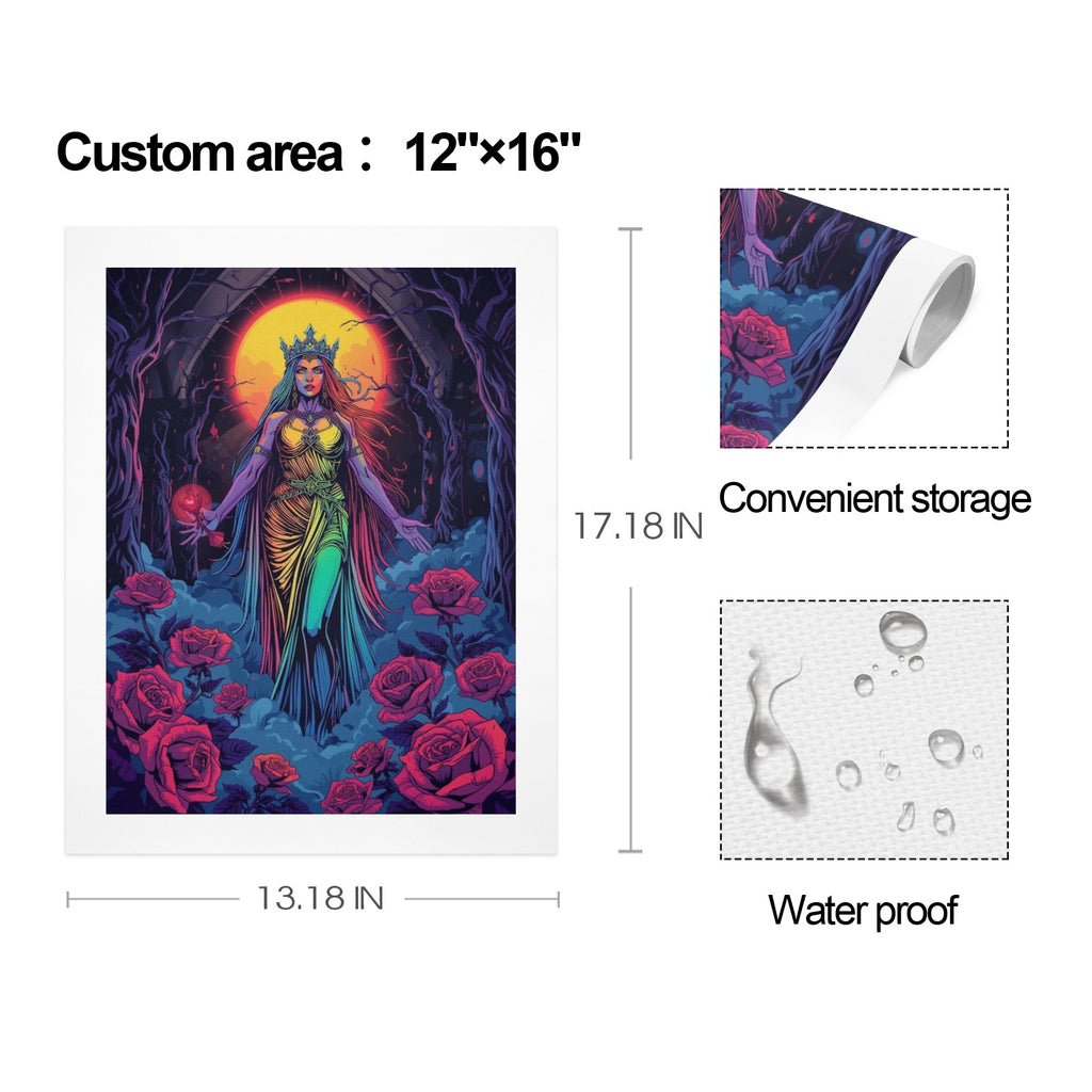 Gothic Witch Rose Art Print 6