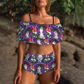 Gothic Witch Print 2 peice swim suit set