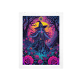 Gothic Witch rose Art Print 1