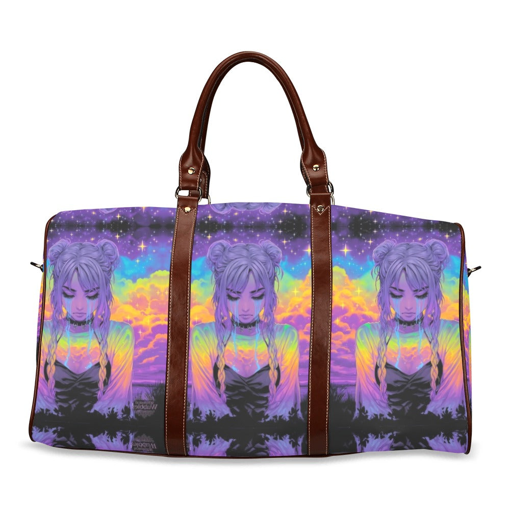Trippy Hippy Witch Gothic Women's Fashion Waterproof Travel Bag Large