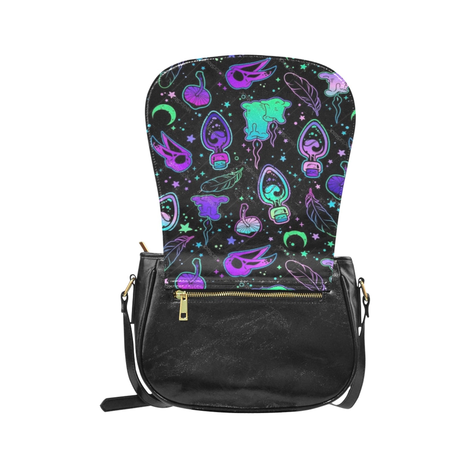 Gothic Women's Fashion Classic Saddle Bag Purse