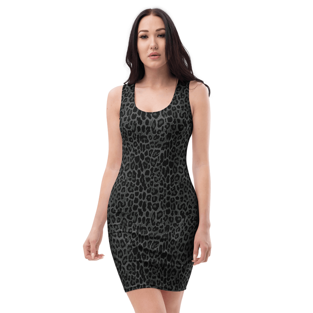 Goth Kitty Bodycon Dress - Night Bloom Digital Empire Studios
