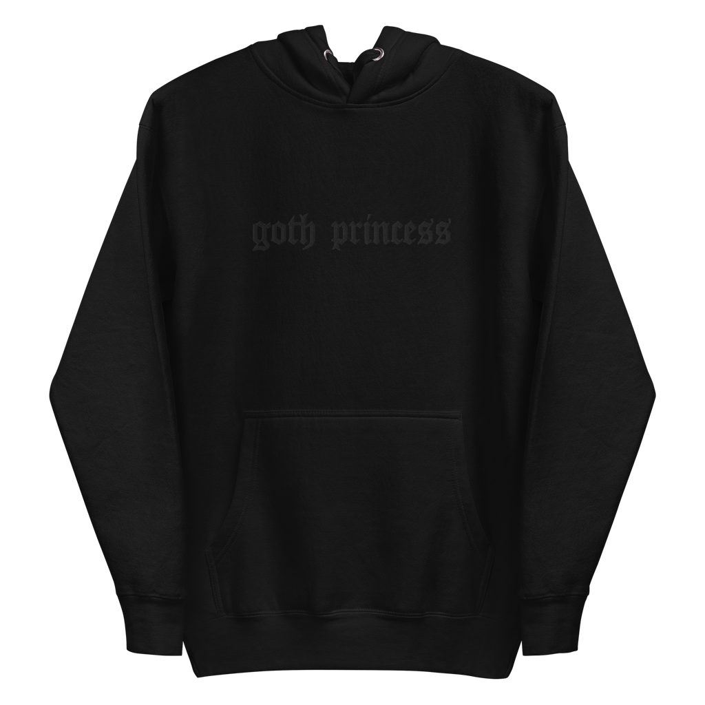 Goth Princess Unisex Hoodie - Night Bloom Digital Empire Studios
