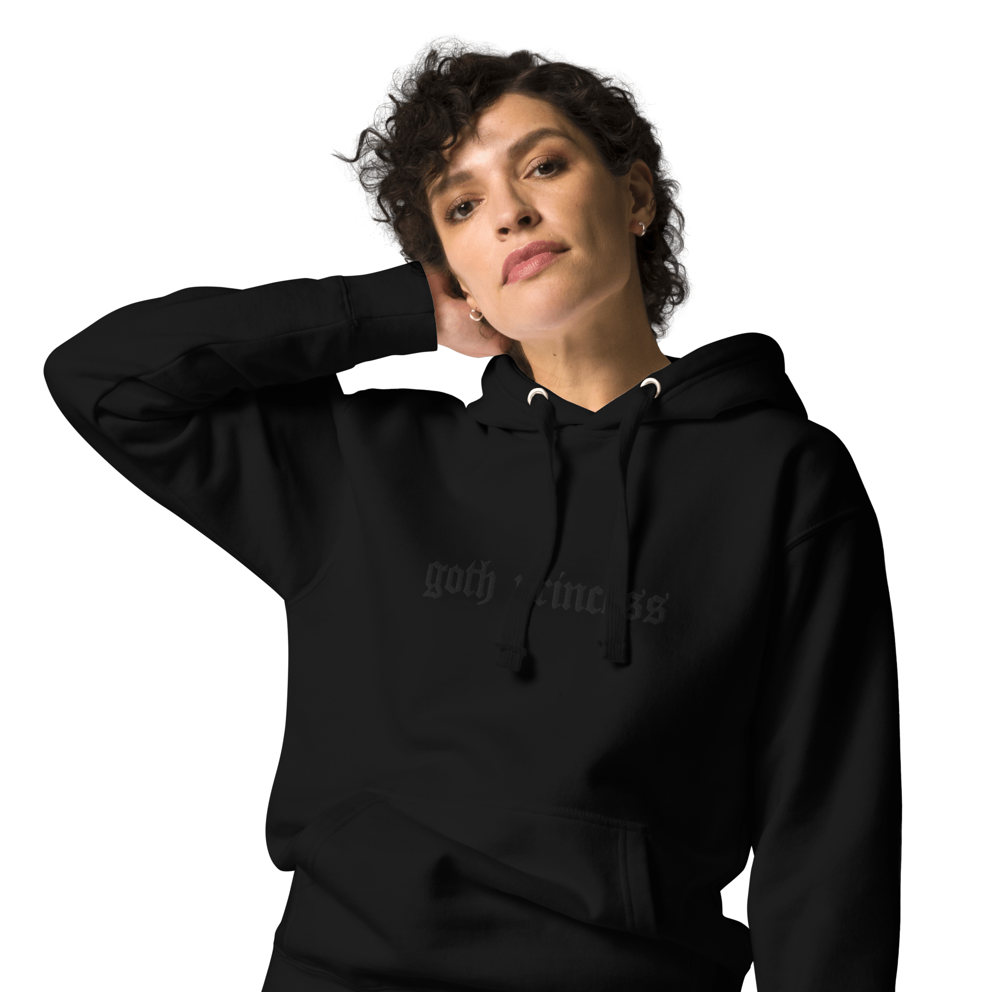 Goth Princess Unisex Hoodie - Night Bloom Digital Empire Studios