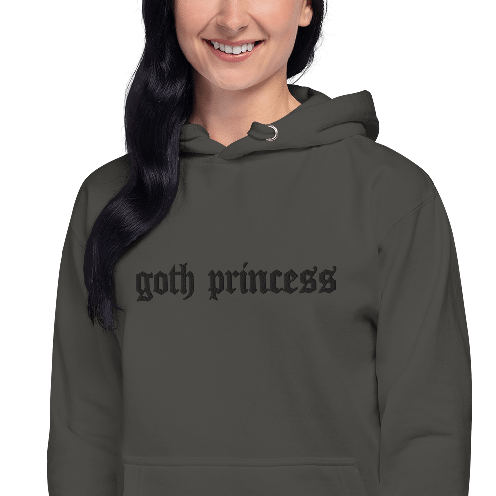 Goth Princess Unisex Hoodie - Night Bloom Digital Empire Studios